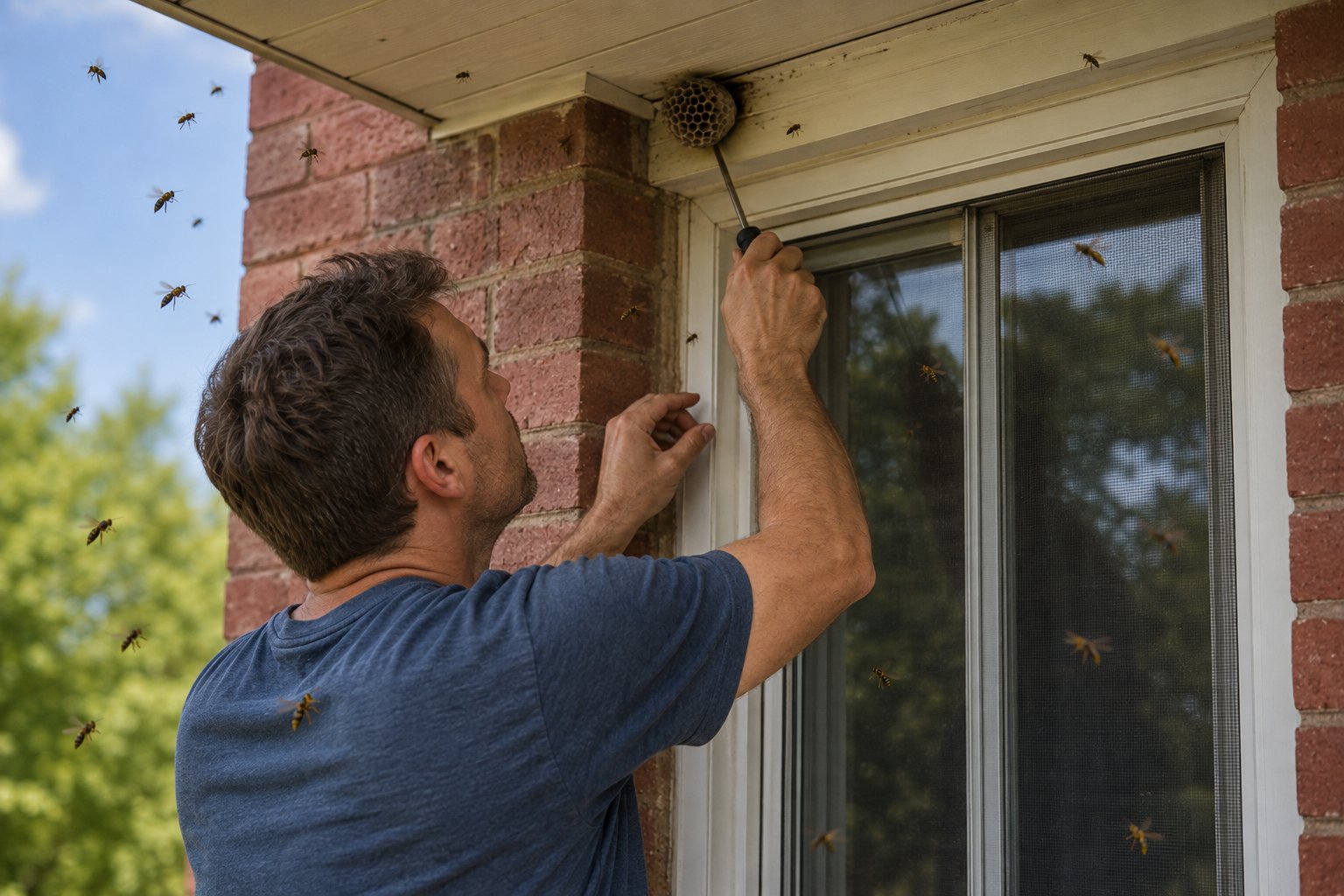 Can You Remove a Wasp Nest Yourself?